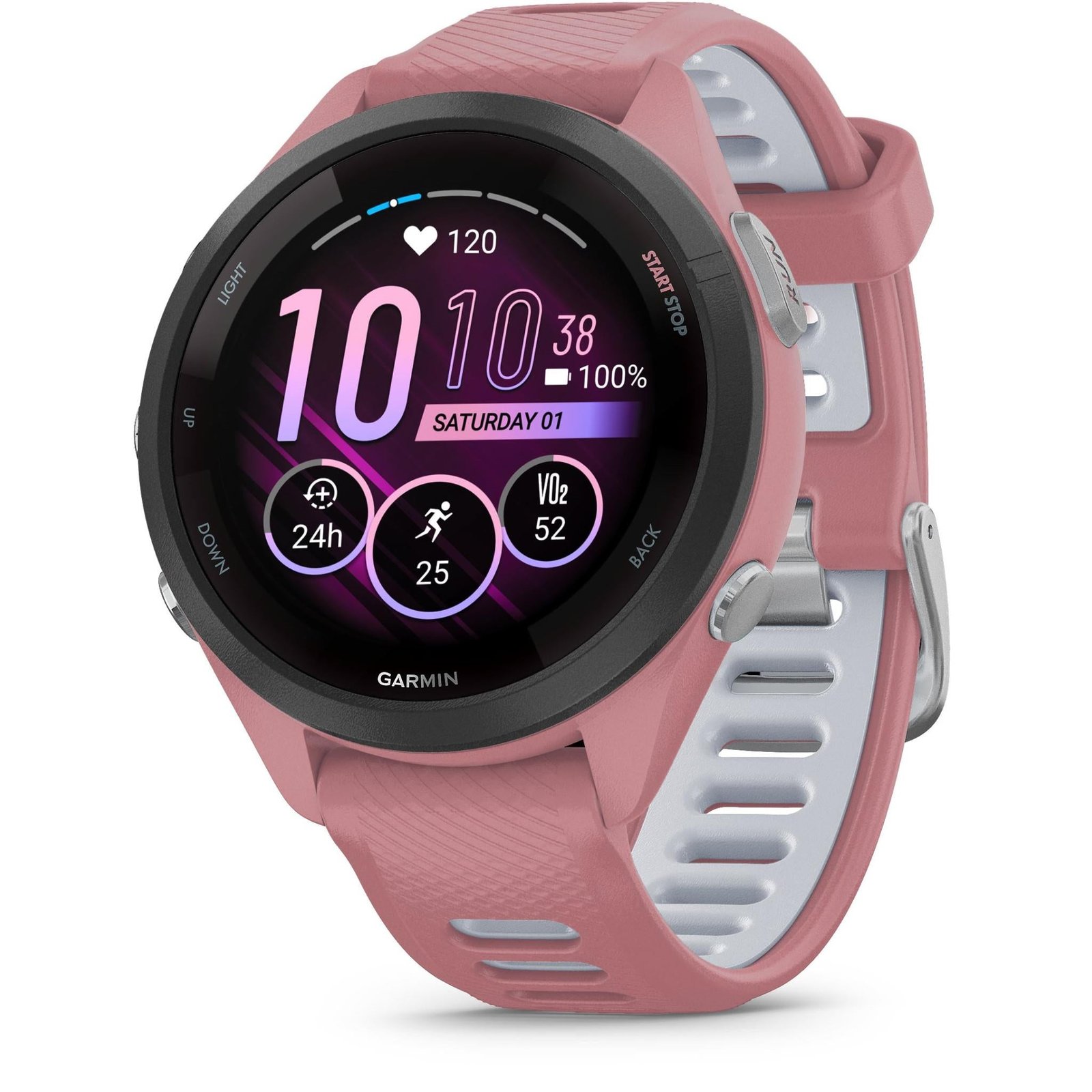 808812-Product-0-I-638787345003016917.jpg Garmin Forerunner® 265S Sports Watch (Pink) - Image 1