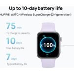 Huawei Fit 4 Matt Black Aluminium Case Watch (Black Fluoroelastomer Strap) - Image 5