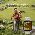 Huawei Fit 4 Matt Black Aluminium Case Watch (Black Fluoroelastomer Strap) - Image 7