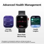Huawei Fit 4 Pro Matt Black Aluminium Case Watch (Black Fluoroelastomer Sport Strap) - Image 8