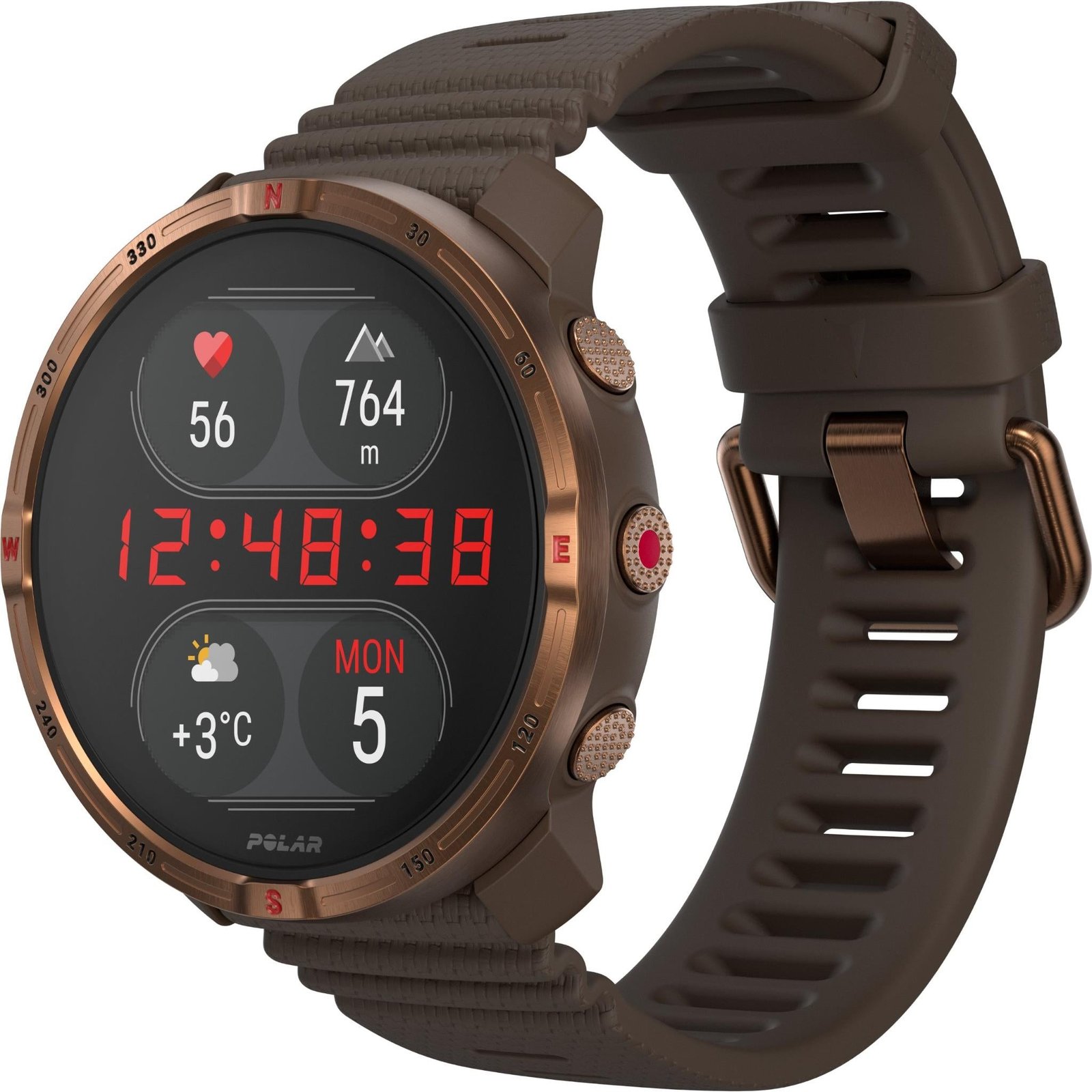 Polar Grit X2 Outdoor Watch (Brown Copper) 1 Polar Grit X2 Outdoor Watch (Brown Copper)