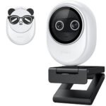 eMeet Piko+ Dual-Camera AI-Powered 4K Webcam White