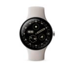 Google Pixel Watch 4 Wi-Fi 45mm (Polished Silver Aluminum with Porcelain Active Band) - Image 2