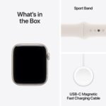 Apple Watch SE 3 44mm Starlight Aluminium Case GPS Sport Band (S/M) [2025] - Image 19