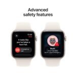 Apple Watch SE 3 44mm Starlight Aluminium Case GPS Sport Band (S/M) [2025] - Image 7