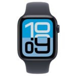 Apple Watch SE 3 44mm Midnight Aluminium Case GPS Sport Band (M/L) [2025] - Image 2