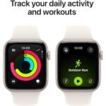 Apple Watch SE 3 44mm Starlight Aluminium Case GPS + Cellular Sport Band (S/M) [2025] - Image 6