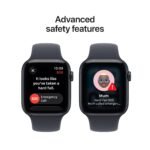 Apple Watch SE 3 44mm Midnight Aluminium Case GPS + Cellular Sport Band (M/L) [2025] - Image 6