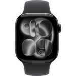 Apple Watch Series 11  42mm Jet Black Aluminium Case GPS Sport Band (S/M) [Black] - Image 2
