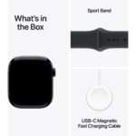 Apple Watch Series 11  42mm Jet Black Aluminium Case GPS Sport Band (S/M) [Black] - Image 9