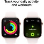 Apple Watch Series 11 46mm Rose Gold Aluminium Case GPS Sport Band (S/M) [Light Blush] - Image 4