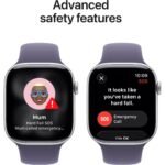 Apple Watch Series 11 46mm Silver Aluminium Case GPS Sport Band (M/L) [Purple Fog] - Image 6