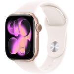 Apple Watch Series 11 42mm Rose Gold Aluminium Case  GPS + Cellular Sport Band (M/L) [Light Blush]
