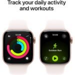 Apple Watch Series 11 42mm Rose Gold Aluminium Case  GPS + Cellular Sport Band (M/L) [Light Blush] - Image 4