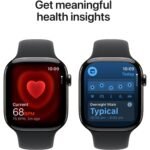 Apple Watch Series 11 42mm Slate Titanium Case GPS + Cellular Sport Band (M/L) [Black] - Image 5