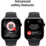 Apple Watch Series 11 42mm Slate Titanium Case GPS + Cellular Sport Band (M/L) [Black] - Image 6