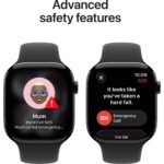 Apple Watch Series 11 46mm Jet Black Aluminium Case GPS + Cellular Sport Band (M/L) [Black] - Image 6