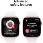 Apple Watch Series 11 46mm Rose Gold Aluminium Case GPS + Cellular Sport Band(S/M) [Light Blush] - Image 6