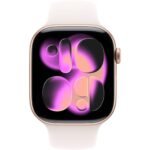 Apple Watch Series 11 46mm Rose Gold Aluminium Case GPS + Cellular Sport Band (M/L)[Light Blush] - Image 2