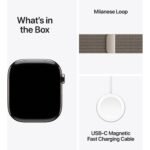 Apple Watch Series 11 46mm Natural Titanium Case GPS + Cellular Natural Milanese Loop (S/M) - Image 9