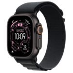 Apple Watch Ultra 3 49mm Black Titanium Case GPS + Cellular Black Alpine Loop (Medium)