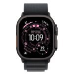 Apple Watch Ultra 3 49mm Black Titanium Case GPS + Cellular Black Alpine Loop (Medium) - Image 2