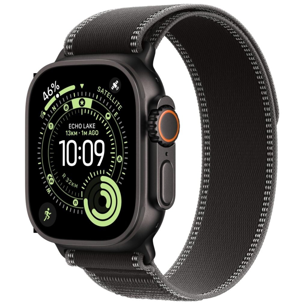 Apple Watch Ultra 3 49mm Black Titanium Case GPS + Cellular Trail Loop (Medium/Large)