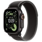 Apple Watch Ultra 3 49mm Black Titanium Case GPS + Cellular Trail Loop (Medium/Large)
