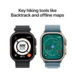 Apple Watch Ultra 3 49mm Black Titanium Case GPS + Cellular Milanese Loop (Small) - Image 6