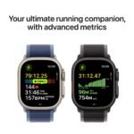 Apple Watch Ultra 3 49mm Black Titanium Case GPS + Cellular Milanese Loop (Large) - Image 5
