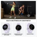 Garmin Venu 4 Smartwatch 41mm (Silver/Periwinkle Silicone Band) - Image 2