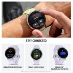 Garmin Venu 4 Smartwatch 41mm (Silver/Periwinkle Silicone Band) - Image 4