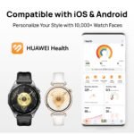 Huawei Watch GT 6 46mm (Black Fluoroelastomer Strap) - Image 7