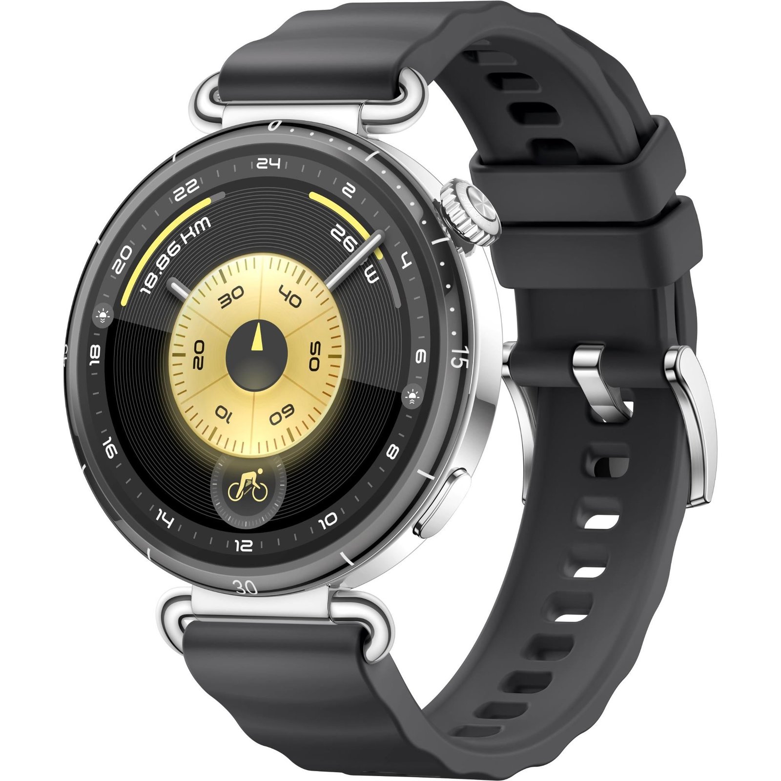 843349-Product-0-I-638953071002941793.jpg Huawei Watch GT 6 41mm (Black Fluoroelastomer Strap) - Image 1