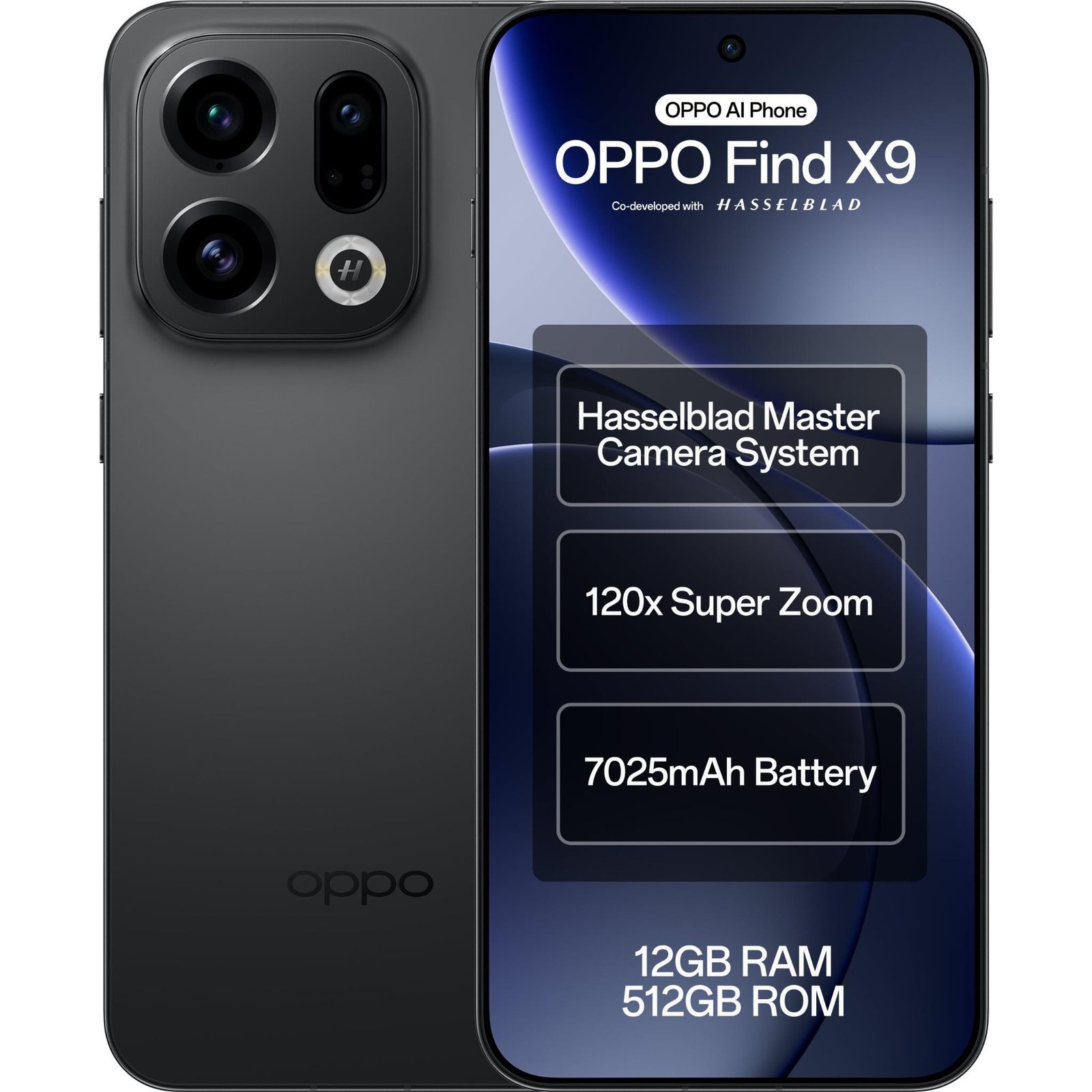 OPPO Find X9 5G 512GB (Space Black) 1 OPPO Find X9 5G 512GB (Space Black)