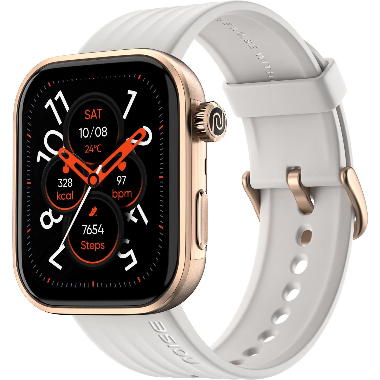 846903-Product-0-I-638971272602811097.jpg Noise ColorFit Pro 6 Smartwatch (Ivory Gold) - Image 1