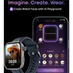 Noise ColorFit Pro 6 Max Smartwatch (Blue Titanium) - Image 6