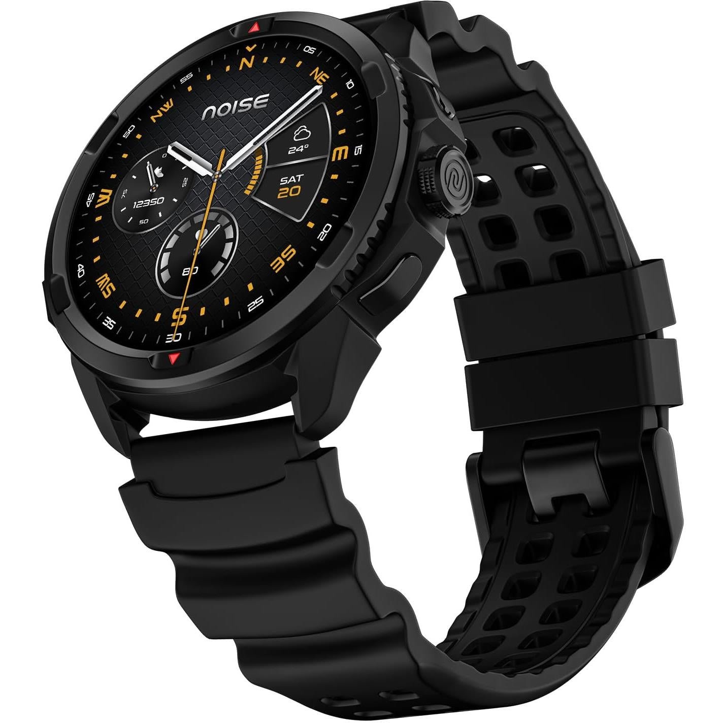 846908-Product-0-I-639008395206036211.jpg Noise NoiseFit Endeavour Pro Smartwatch (Black) - Image 1