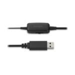 KENSINGTON Headset USB-A Mono with Mic and Volume Control Black - Image 4
