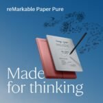 reMarkable Paper Pure with Marker Plus and Sleeve Folio Polymerweave (Desert Pink) - Image 3
