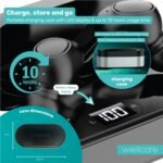 Wellcare TWS Sound Amplified Earbuds (Black) - Image 9