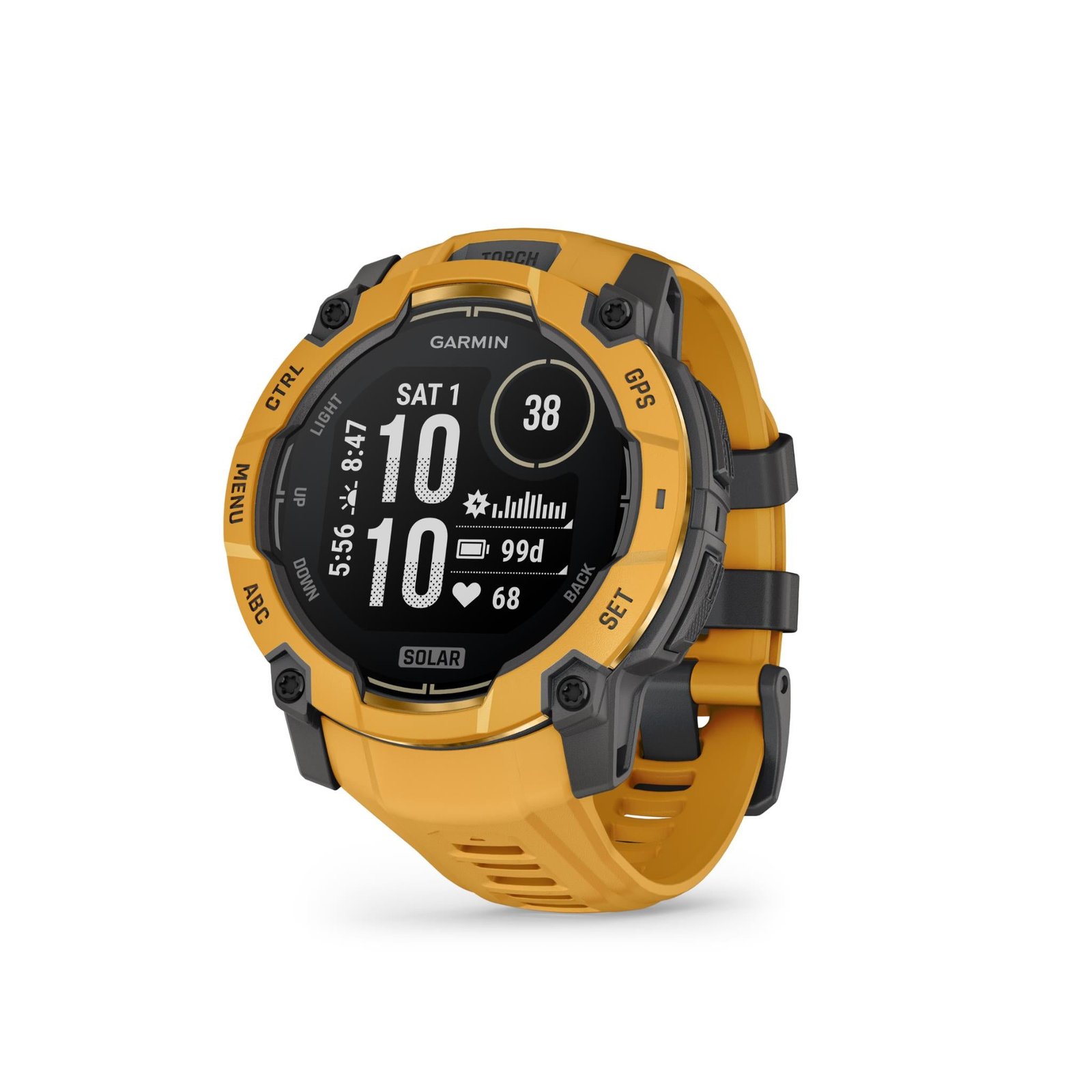 895250-Product-0-I-639106978803217923.jpg Garmin Instinct 3 50mm Solar Smart Watch (Sunburst) - Image 1