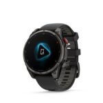 Garmin Fenix 8 Pro 47mm AMOLED Sapphire Edition Carbon Grey Titanium with Black + Pebble Grey Band - Image 12