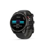 Garmin Fenix 8 Pro 47mm AMOLED Sapphire Edition Carbon Grey Titanium with Black + Pebble Grey Band - Image 6