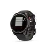 Garmin Fenix 8 Pro 47mm AMOLED Sapphire Edition Carbon Grey Titanium with Black + Pebble Grey Band - Image 7