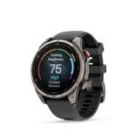 Garmin Fenix 8 Pro 47mm AMOLED Sapphire Edition Titanium with Graphite + Black Band - Image 9