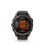 Garmin Fenix 8 Pro 51mm AMOLED Sapphire Edition Carbon Grey Titanium with Black + Pebble Grey Band - Image 11