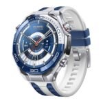 Huawei Watch Ultimate 2 (Blue with Blue & White Fluoroelastomer Strap)