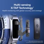 Huawei Watch Ultimate 2 (Blue with Blue & White Fluoroelastomer Strap) - Image 8
