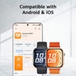 HUAWEI WATCH FIT 5 Pro (Gradient Orange Nylon Strap) - Image 8